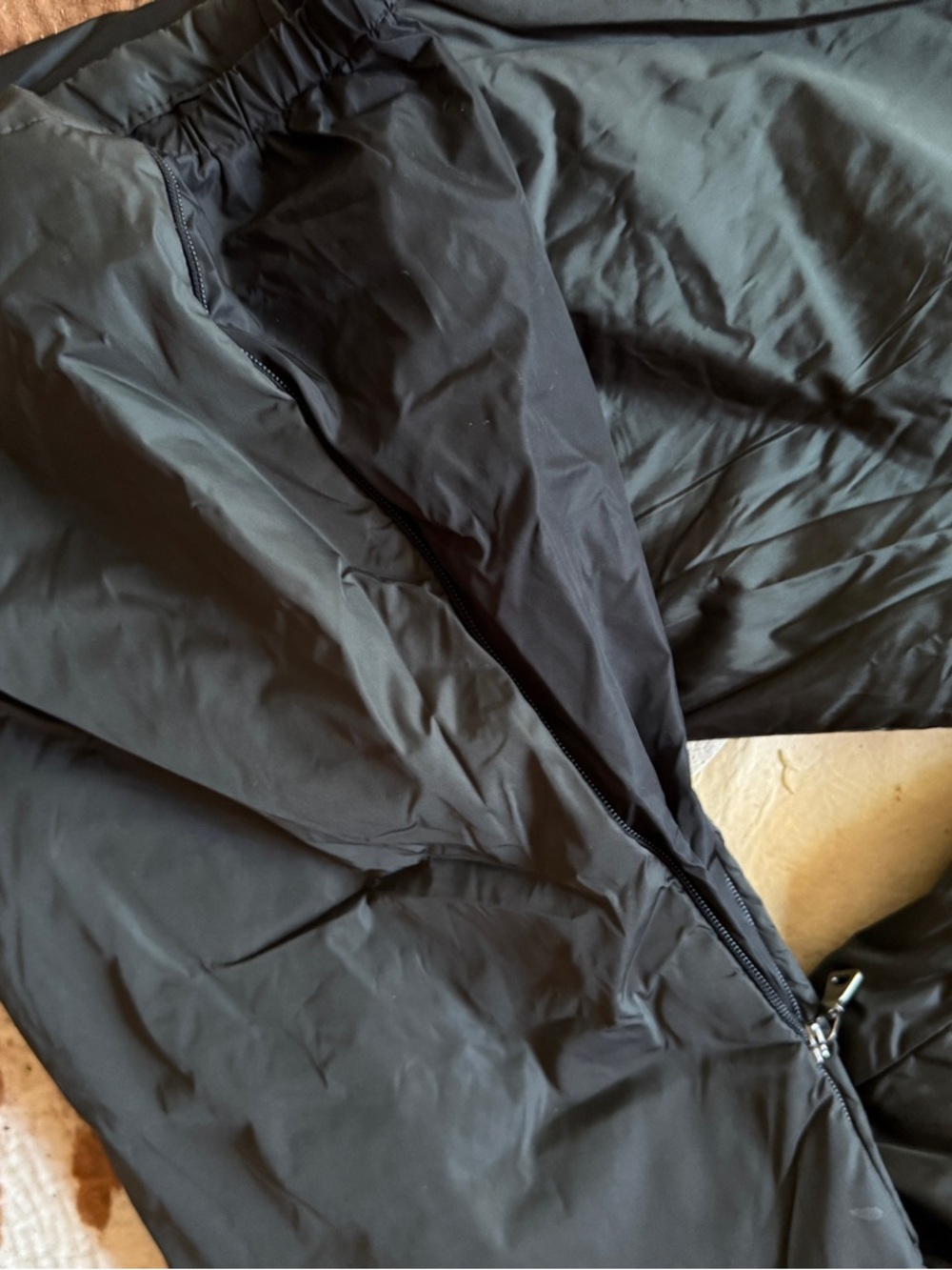 Prada Linea Rossa nylon ski pants black vintage - Picture 5 of 10